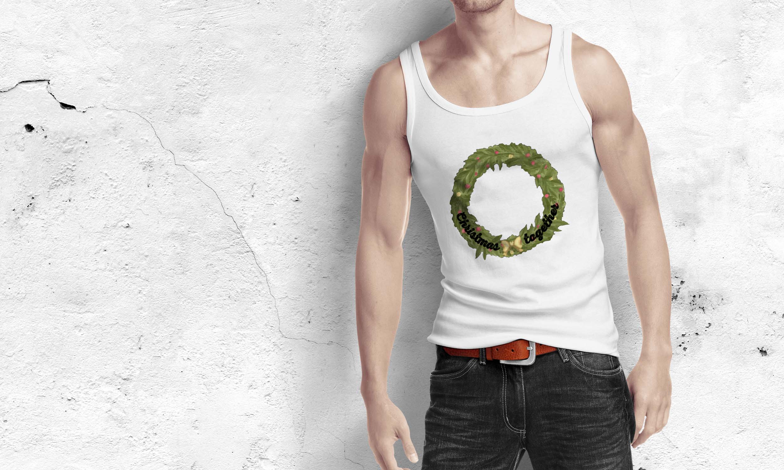 Christmas together | Women's Flowy Scoop Muscle Tank